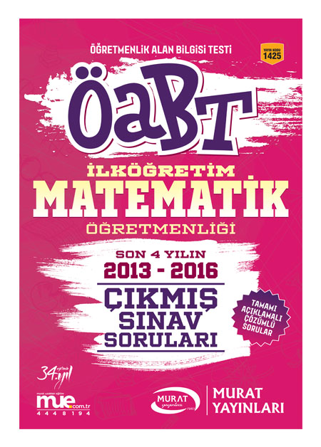 Murat Eğitim KPSS ÖABT İlköğretim Matematik Öğretmenliği ...