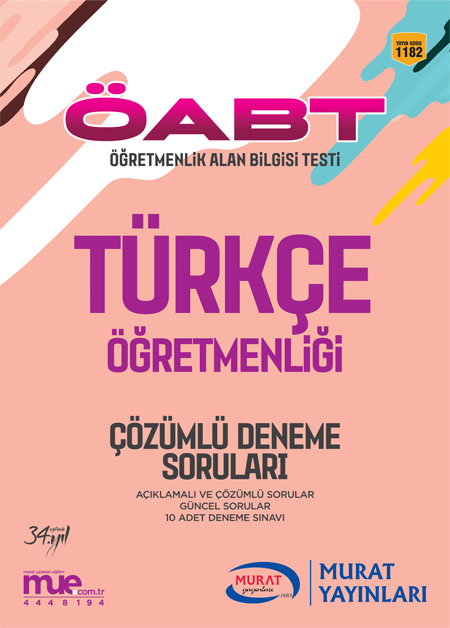 Murat Egitim Kpss Oabt Turkce Ogretmenligi Cozumlu Deneme Sorulari 118