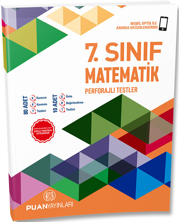 Puan Yayinlari 7 Sinif Matematik Perforajli Testler 30 Indirimli