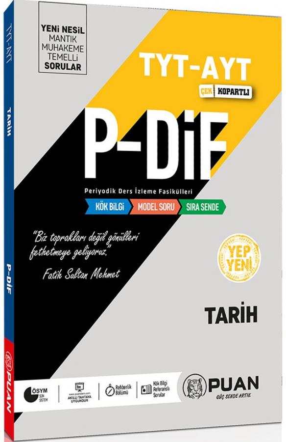 Puan Yayinlari Tyt Ayt Tarih Pdif Konu Anlatim Fasikulleri 20 Indirim