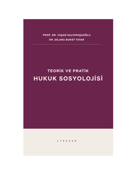 hukuk sosyolojisi dilara buket tatar