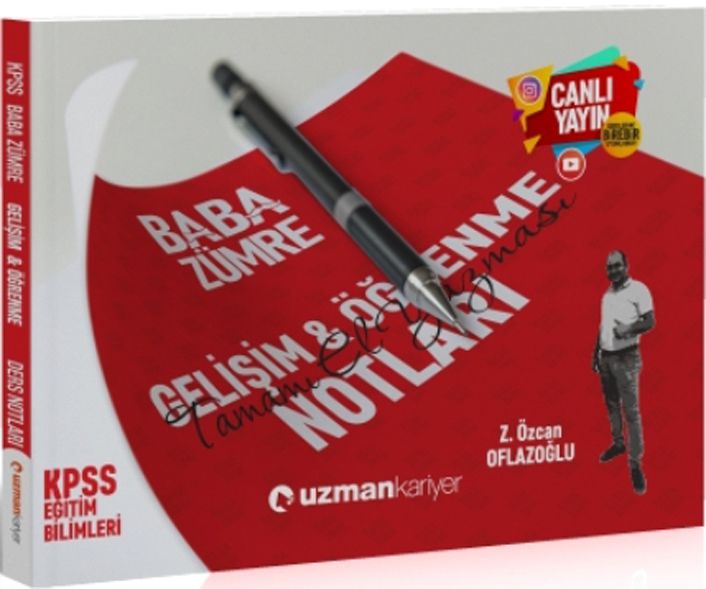 Uzman Kariyer 2020 Baba Zumre Kpss Gelisim Ve Ogrenme Notlari 40 Indi
