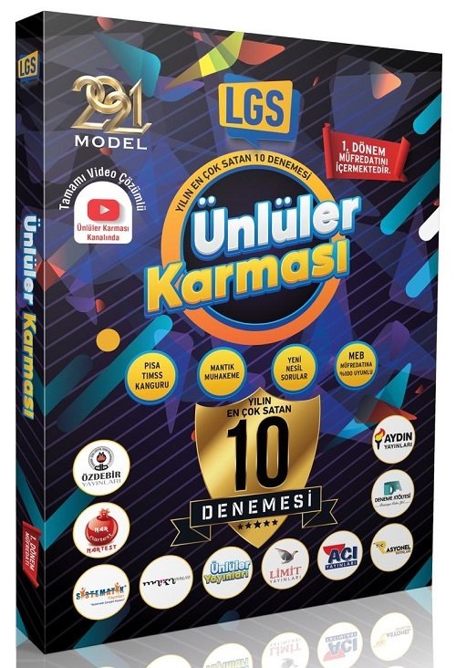Unluler Karmasi 2021 Lgs 1 Donem 10 Farkli Yayin 10 Deneme Komisyon