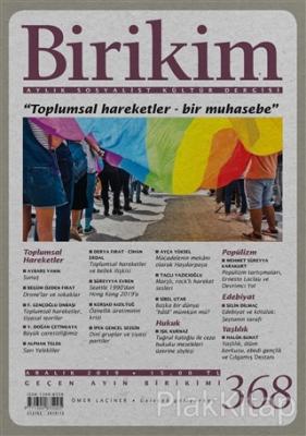 Birikim Aylık Sosyalist Kültür Dergisi Sayı: 368 Aralık 2019