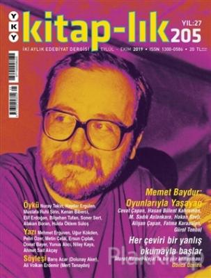 Kitap-lık Dergisi Sayı: 205 Eylül - Ekim 2019