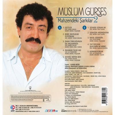Mahzendeki Şarkılar 2 (Plak) Müslüm Gürses