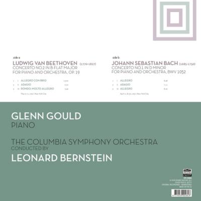 Beethoven Piano Concerto No. 2 - Bach Piano Concerto No. 1 (Plak) Glen