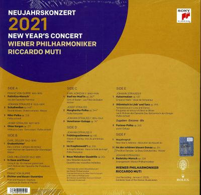 Neujahrskonzert 2021 / New Year's Concert (3 Plak) Wiener Philharmonik