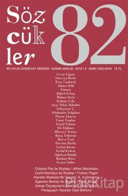 Sözcükler Dergisi Sayı: 82 Kasım - Aralık 2019
