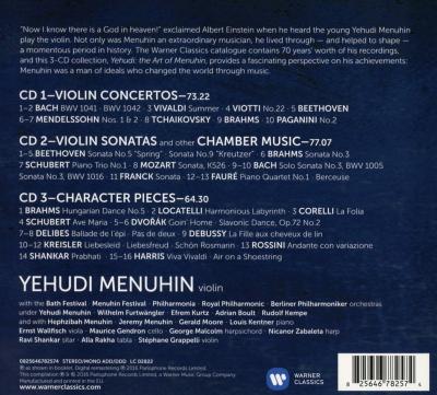 The Art of Menuhin (3 CD) Yehudi Menuhin