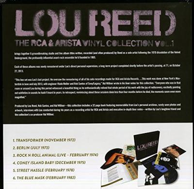 The Rca & Arista Vinyl Collection Vol. 1 (Box Set 6 Plak) Lou Reed