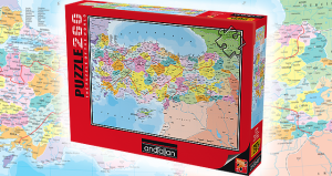Anatolian 260 Parça Puzzle Türkiye Siyasi
Haritası