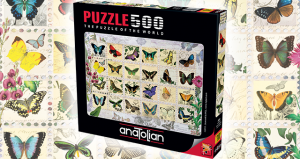 Anatolian 500 Parça Puzzle Kelebekler