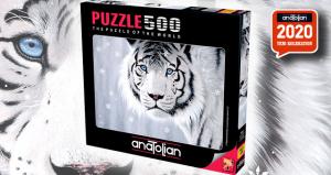 Anatolian 500 Parça Puzzle Beyaz Kaplan