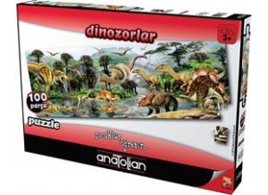 Anatolian 100 Parça Puzzle Dinozorlar