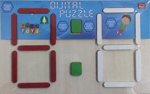 Şahcan Toys Ahşap Dijital Puzzle