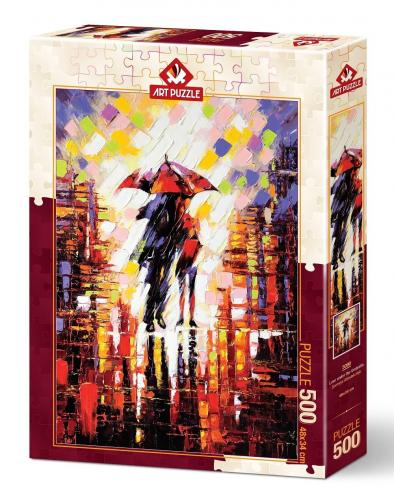 Art Puzzle Şemsiye Altındaki Aşk 500 Parça Puzzle