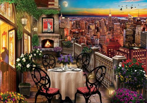 Art Puzzle New Yorkta Akşam Yemeği 1000 Parça Puzzle