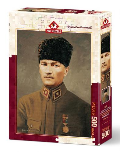 Art Puzzle Başkomutan Mareşal Gazi Mustafa Kemal Atatürk 500 Parça Puzzle