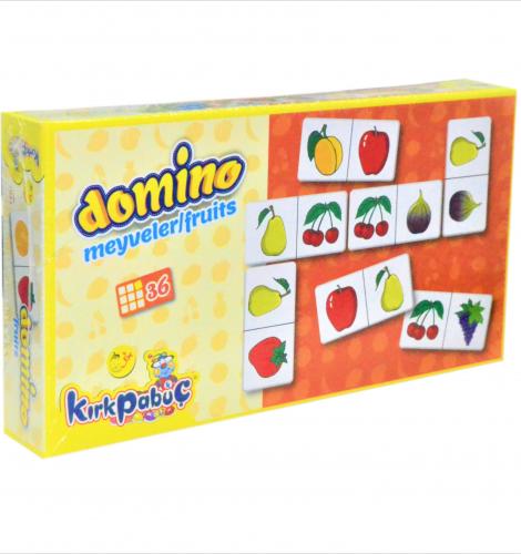 Kırkpabuç Meyveler Domino Oyunu