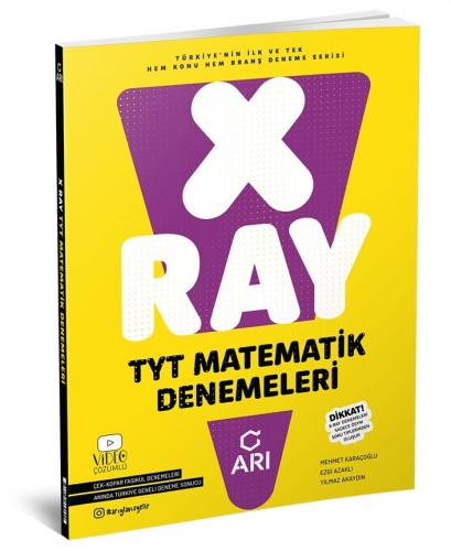 Arı TYT Matematik X-Ray Denemeleri %20 indirimli Mehmet Karaçoğlu