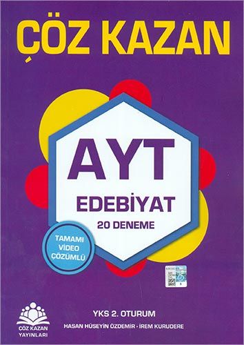 Çöz Kazan Yayınları AYT Edebiyat 20 Deneme