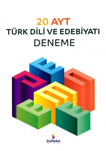 Supara AYT Türk Dili ve Edebiyatı 20'li Deneme %20 indirimli Supara Ya