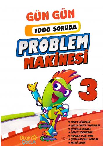 Bilgin Çocuk 3. Sınıf 1000 Soruda Problem Makinesi