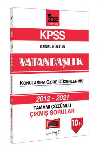 Yargı Yayınları KPSS Vatandaşlık Çıkmış Sorular 2022 Yargı Yayıncılık