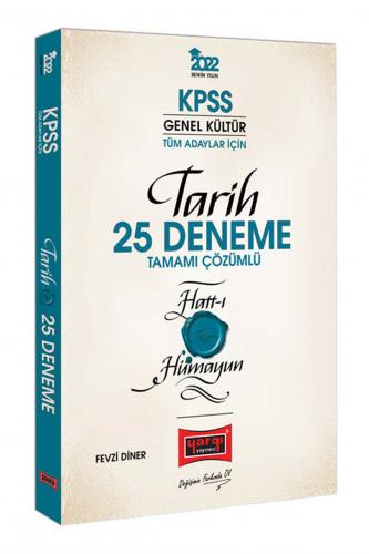 Yargı Yayınları KPSS Tarih Hatt-ı Hümayun Tamamı Çözümlü 25 Deneme 202