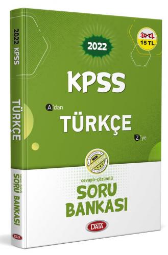 Data Yayınları KPSS A'dan Z'ye Türkçe Soru Bankası 2022