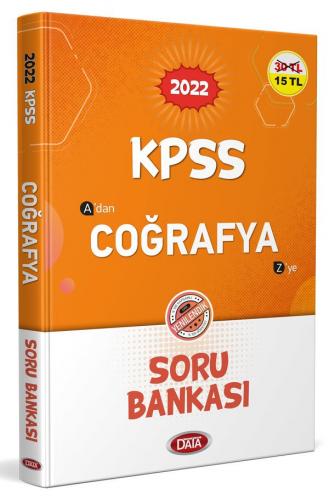 Data Yayınları KPSS A'dan Z'ye Coğrafya Soru Bankası 2022