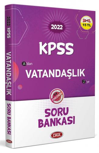 Data Yayınları KPSS A'dan Z'ye Vatandaşlık Soru Bankası 2022