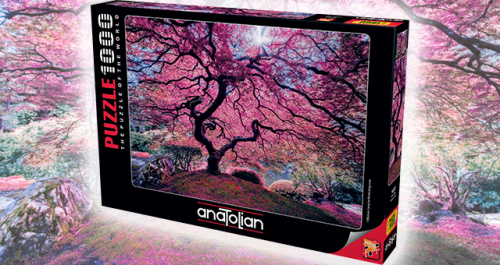 Anatolian 1000 Parça Puzzle Pink Tree