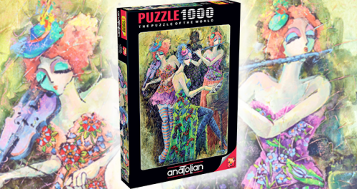 Anatolian 1000 Parça Puzzle Renk Üçlüsü