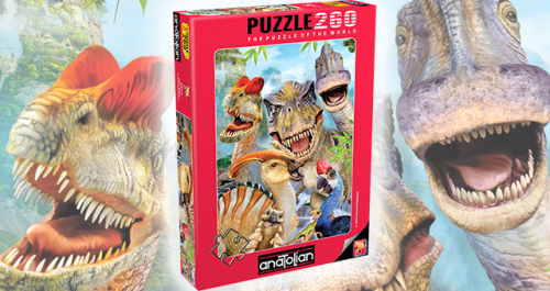 Anatolian 260 Parça Puzzle Dino Selfie