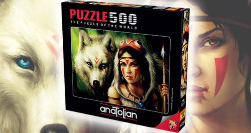 Anatolian 500 Parça Puzzle Savaşçı Prenses