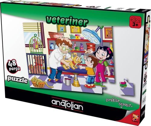 Anatolian 48 Parça Puzzle Veteriner
