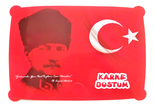 Artı Eğitim Karne Kılıfı Atatürk ve Bayrak Temalı