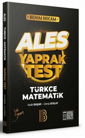 Benim Hocam Yayınları ALES Türkçe Matematik Yaprak Test 2022 Kadir Baş