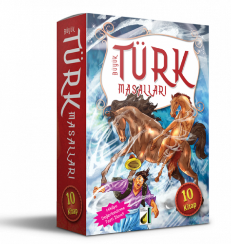 Damla Büyük Türk Masalları (10 Kitap+Hds)