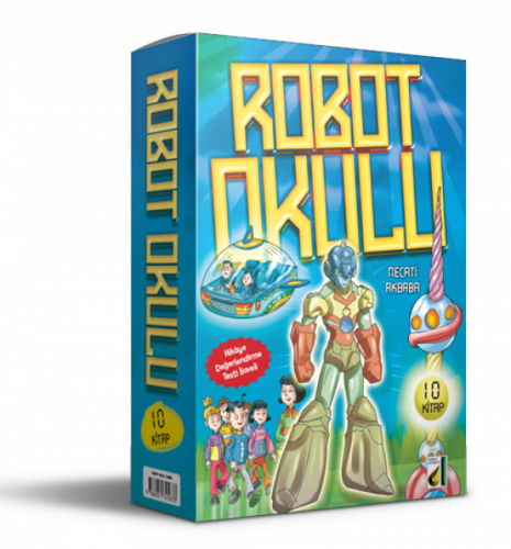 Damla Robot Okulu (10 Kitap+Hds)