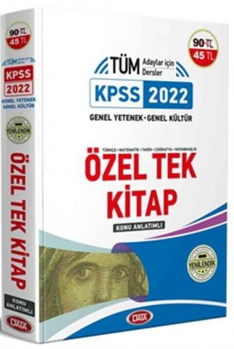 Data Yayınları KPSS Tüm Dersler Özel Tek Kitap 2022