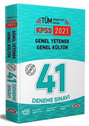 Data Yayınları KPSS Genel Yetenek Genel Kültür 41 Deneme Sınavı 2022