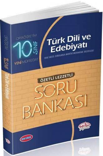Editör 10. Sınıf Türk Dili ve Edebiyatı Özetli Soru Bankası