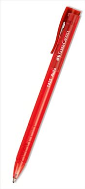 Faber Castell Kırmızı Tükenmez Kalem 1.0 mm