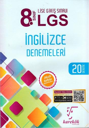 Karekök Yayınları 8. Sınıf LGS İngilizce Denemeleri 