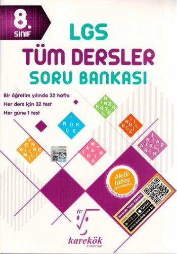 Karekök Yayınları 8. Sınıf LGS Tüm Dersler Soru Bankası 