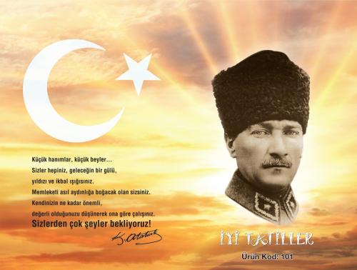 Karne Kılıfı Atatürk Temalı - Ürün Kodu : 101