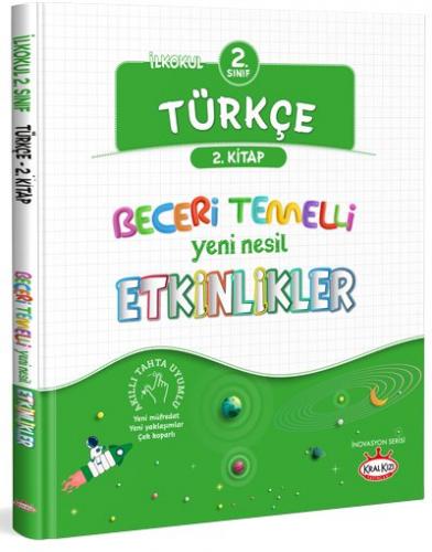 Kral Kızı Yayınları 2. Sınıf Türkçe Beceri Temelli Yeni Nesil Etkinlikler 2. Kitap